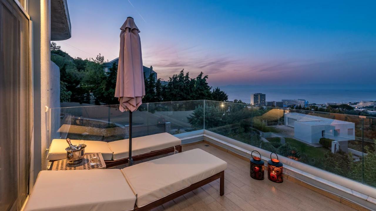 Flyviewflatsgold Privatehottub With Seaview Apartman Ixiá Kültér fotó