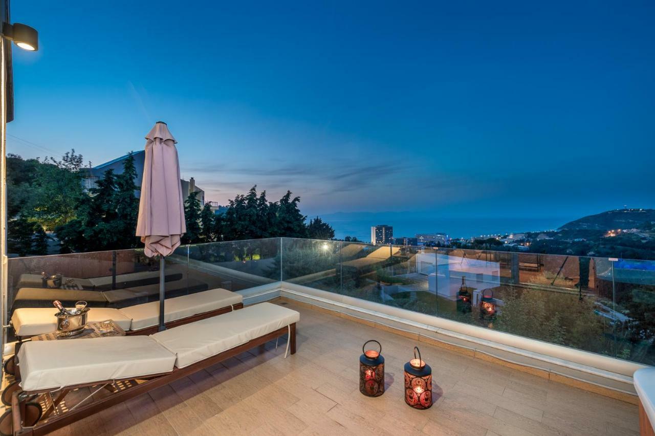 Flyviewflatsgold Privatehottub With Seaview Apartman Ixiá Kültér fotó