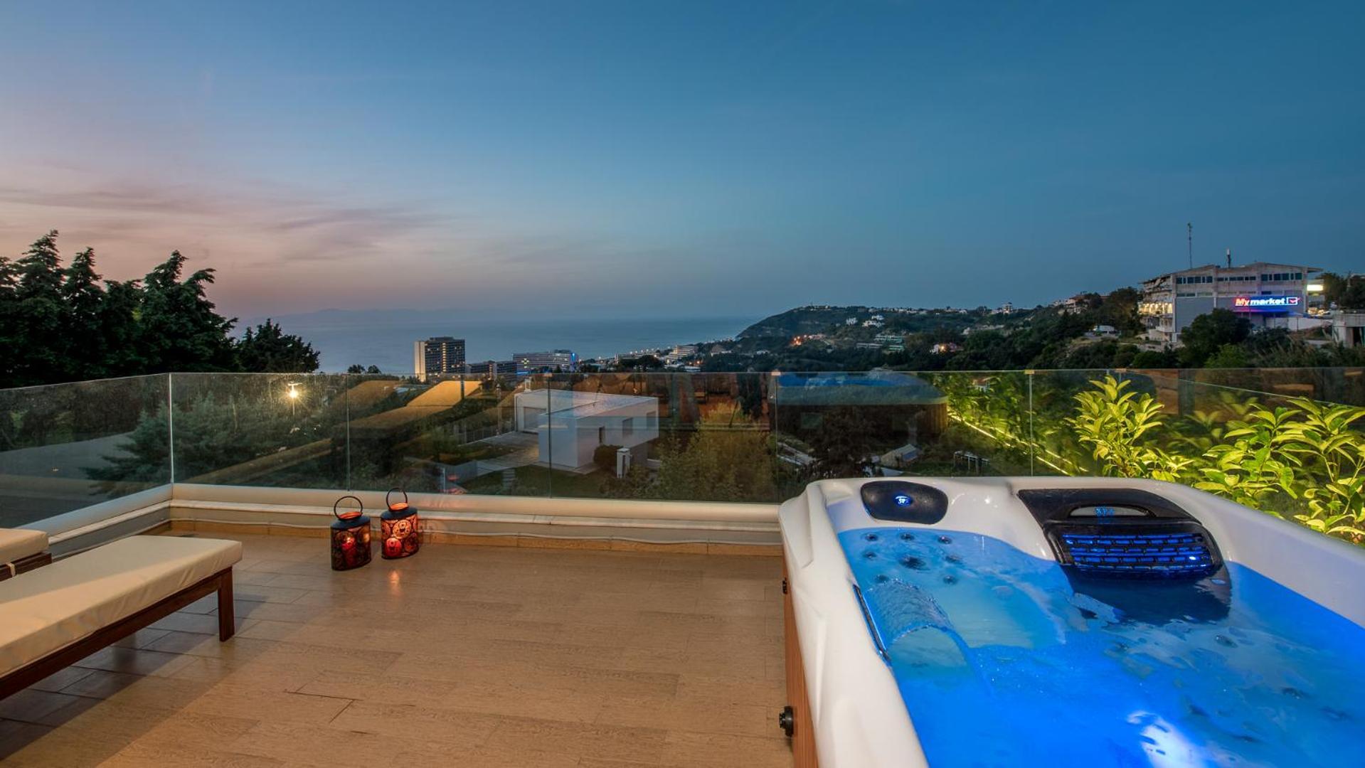 Flyviewflatsgold Privatehottub With Seaview Apartman Ixiá Kültér fotó